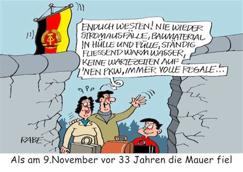 Mauerfall Von RABE Politik Cartoon TOONPOOL