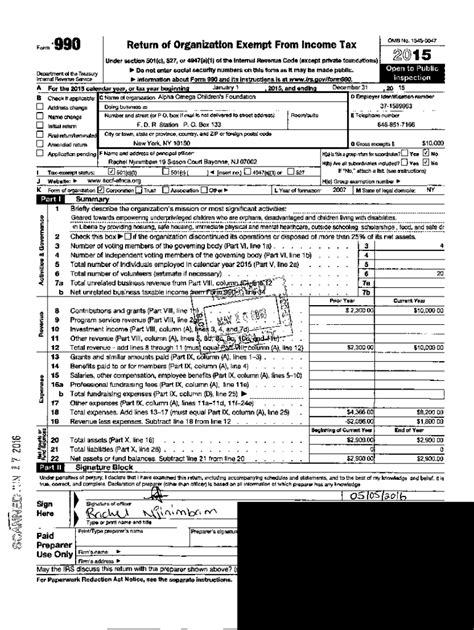 Fillable Online For The Calendar Year Or Tax Year Beg Innin A Fax