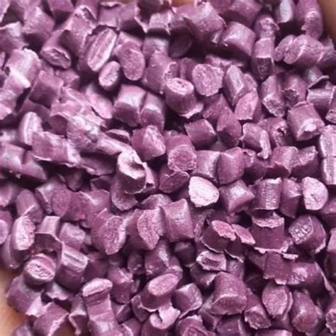 Purple Natural HDPE Granules For Plastic Industry Packaging Type