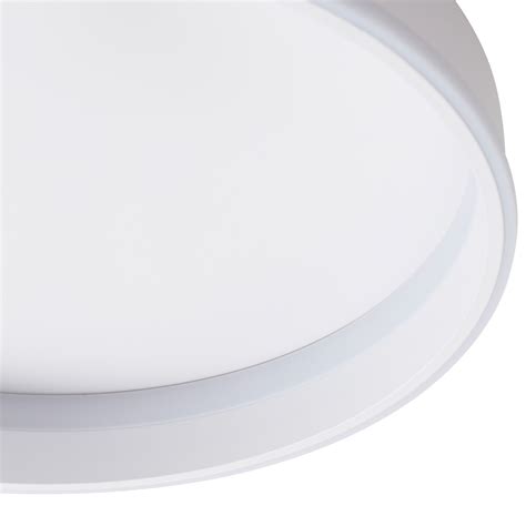 Lindby Smart Led Ceiling Lamp Yasmen White Metal Cct Tuya Lights