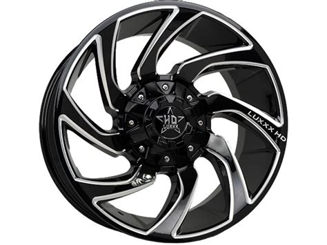 Luxxx Hd Milled Gloss Black Lhd Wheel Lhd K A Realtruck