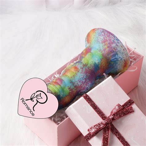 Discreetly Packaged Glowing Dildo Rainbow Dildo Medical Safety