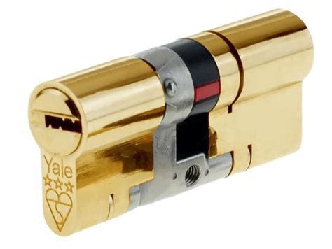 Yale Ts Star Platinum Mm X Mm Euro Double Cylinder Brass