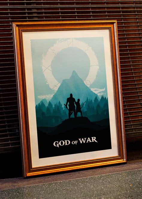 God Of War Minimalist Posters Prints By Perry Erin Printler