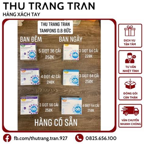 Băng vệ sinh dạng ống Tampons OB ProComfort Flexia Shopee Việt Nam