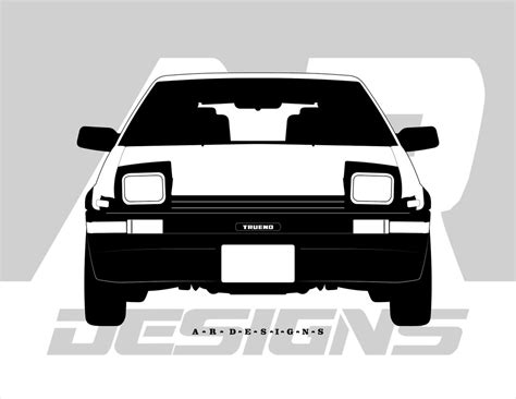 Toyota Trueno AE86 (Initial D) Download Free 3D Model By, 43% OFF