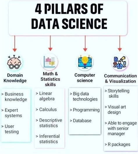 The Pillars Of Data Science Daily Infographic