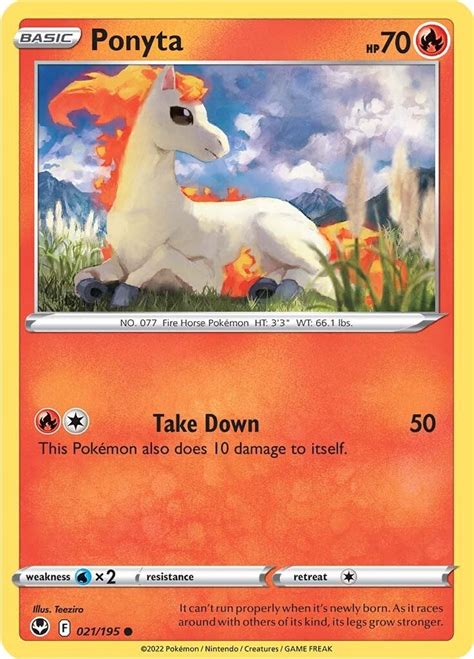 Ponyta Card