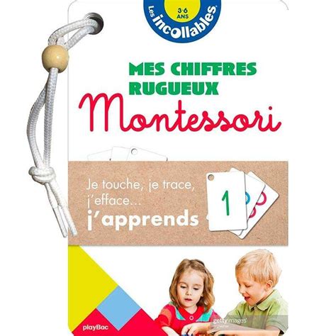 Mes Chiffres Rugueux Montessori Les Incollables Playbacavec Mes