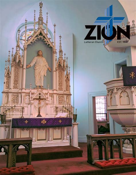 About Us Zion Evangelical Lutheran Church