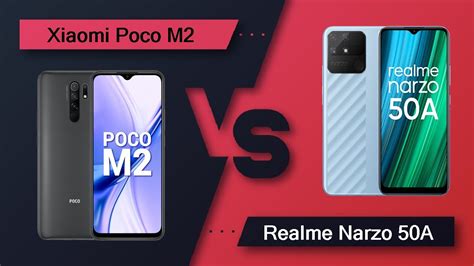 Xiaomi Poco M2 Vs Realme Narzo 50A Full Comparison Full