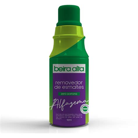 Removedor De Esmalte Beira Alta Ml Zero Acetona Alfazema No Atacado