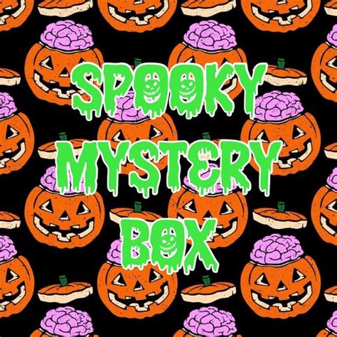 Spooky Mystery Box Halloween Mystery Box Halloween Mystery - Etsy