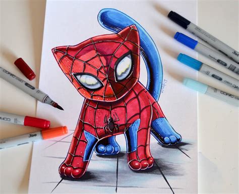 Spidercat by Lighane on DeviantArt