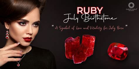 July Birthstone Ruby Meaning History Benefits Care — Ouros Jewels