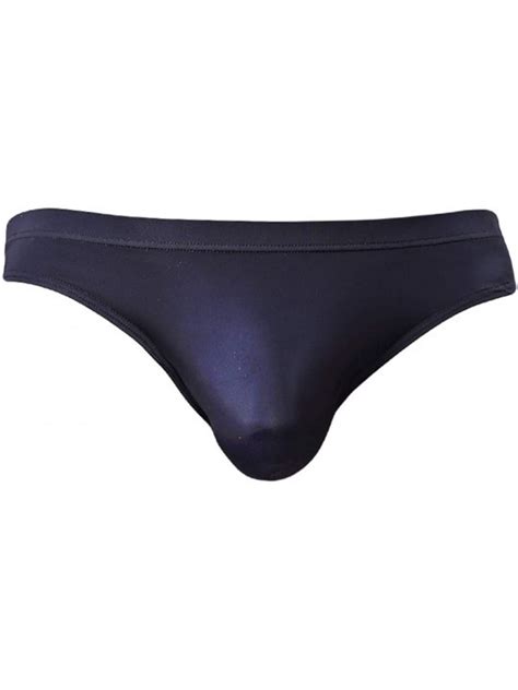 Mens Sexy Ice Silk Bikini Underwear Low Rise Seamless Breathable