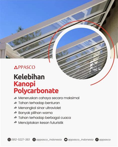 Kanopi Polycarbonate - Jual Kanopi Tralis