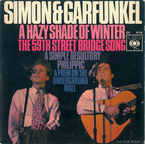 Simon And Garfunkel A Hazy Shade Of Winter 1967 Vinyl Discogs