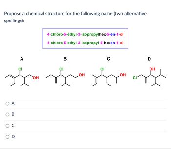 Answered Propose A Chemical Structure For The Bartleby