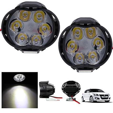 Avinavv Pcs Led Fog Lamp Car Headlight White Waterproof Super