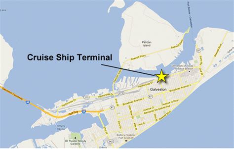 Directions to Galveston Cruise Terminal and Parking Lots | Galveston ...