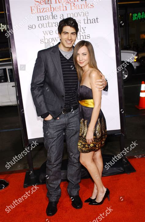 BRANDON ROUTH WIFE COURTNEY FORD Editorial Stock Photo - Stock Image ...