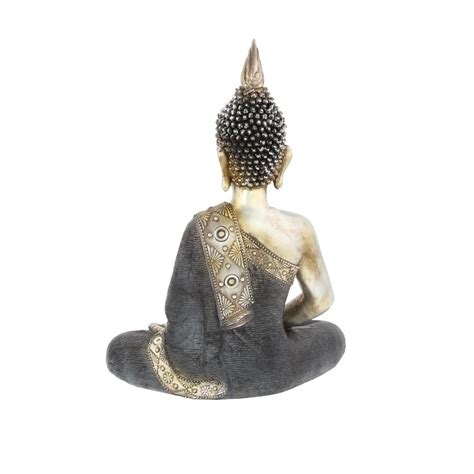 Litton Lane In X In Decorative Sitting Buddha Sculpture In