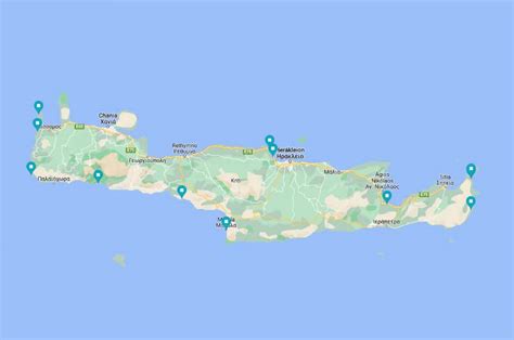 A Guide To 13 Best Beaches In Crete Map Next Level Of Travel