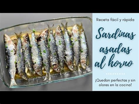 Recetas De Sardinas Asadas Sin Olores En El Horno De Casa Recetas