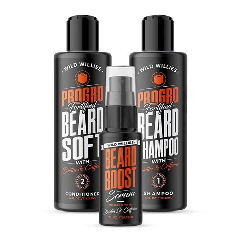 Wild Willies Beard Growth Kit Men Face Care Kit Biotin