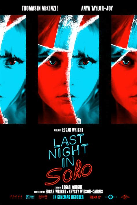 Last Night In Soho Poster By Tyhdesign