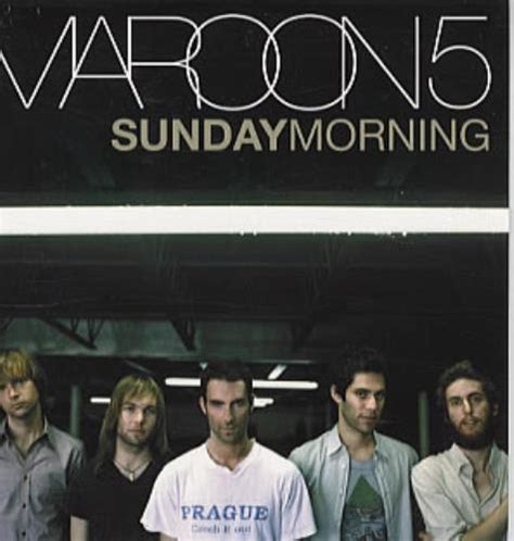 Maroon 5 Sunday Morning Uk Promo Cd Single Cd5 5 312018