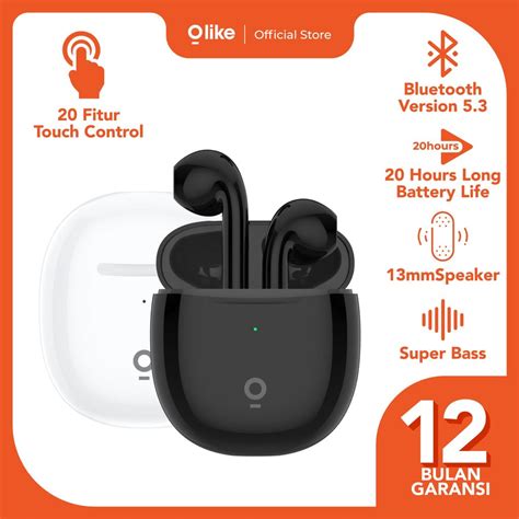 Jual Olike T101 Tws Headset Bluetooth 5 3 Earphone True Wireless Deep Bass Airbuds Garansi