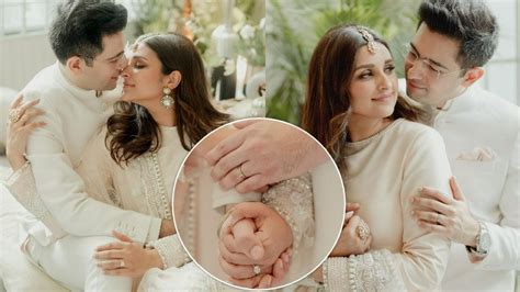 First Pictures Of Parineeti Chopra Raghav Chadha Engagement