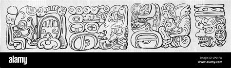 Aztec Hieroglyphics Alphabet