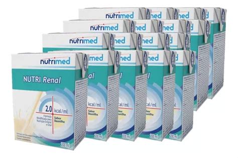 Nutri Renal 2 0 200ml Baunilha Nutrimed Kit 27 Unidades Frete grátis