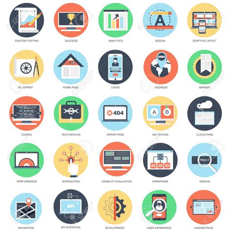 Web Design Icon Set #68047 - Free Icons Library