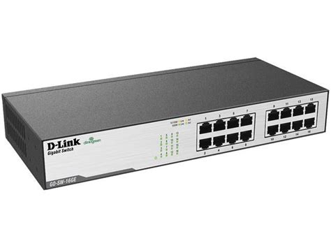 D Link Go Sw 16ge 16 Port Unmanaged Metal Desktop Or Rackmount Go