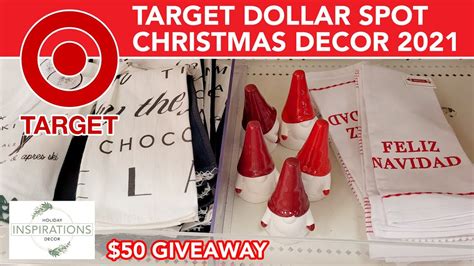 TARGET DOLLAR SPOT Christmas Decor 2021 SHOP WITH ME Mini Christmas