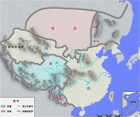 东晋十六国地图演变展示地图分享