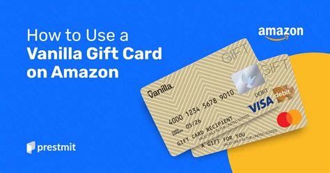 How To Use A Vanilla Gift Card On Amazon To Purchase Online - Prestmit