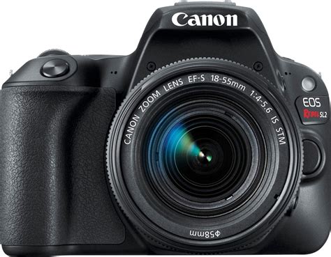 Best Buy Canon EOS Rebel SL2 DSLR Camera With EF S 18 55mm IS STM Lens