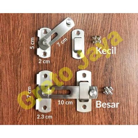 Jual Grendel Sliding Pintu Sleding Door Dorong Geser Pengaman Pengunci