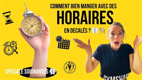 Comment Bien Manger Avec Des Horaire En Decal S Coach Ad Youtube