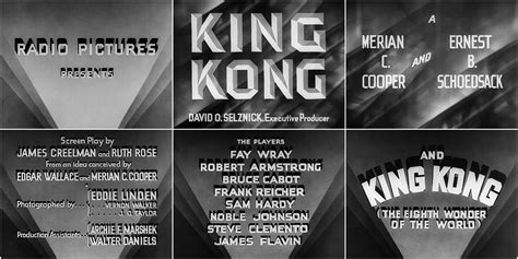 King Kong (1933) — Art of the Title