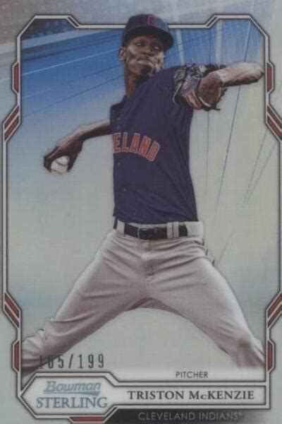 Bowman Sterling Prospect Refractor Bpr Triston Mckenzie