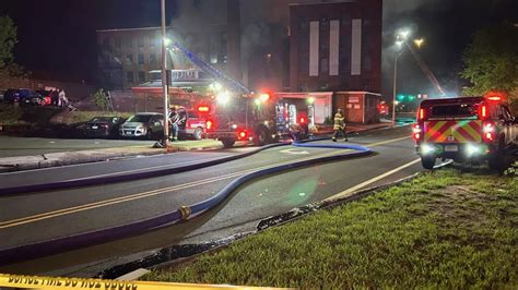 Firefighters Battle Large Fire At Commercial Building In New Britain Nbc Connecticut