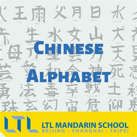 Definitive Guide To The Chinese Alphabet and Characters : LTL Mandarin ...