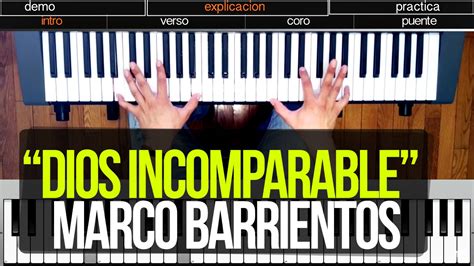 Dios Incomparable Generaci N Tutorial Piano Youtube