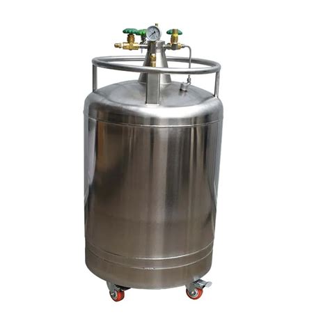 Ydz 100 Self Pressurized Liquid Nitrogen Tank With Valves Cryogenic